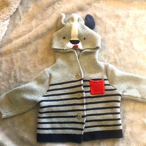 puppy dog sweater, size 3-6m